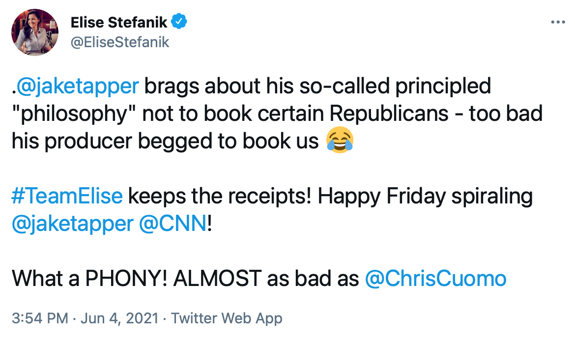 stefanik tweet byron york